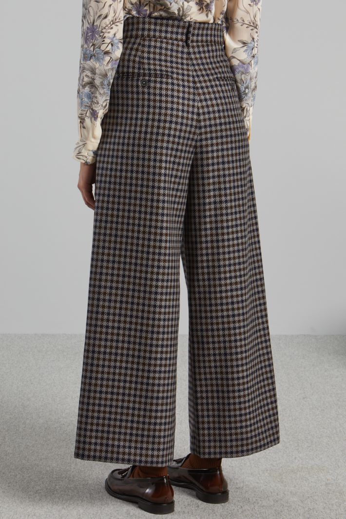 Wide-leg basketweave trousers Intrend - 2