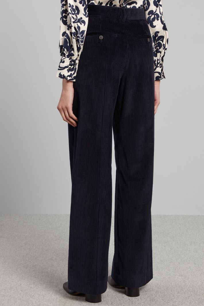 Ribbed velvet trousers Intrend - 2