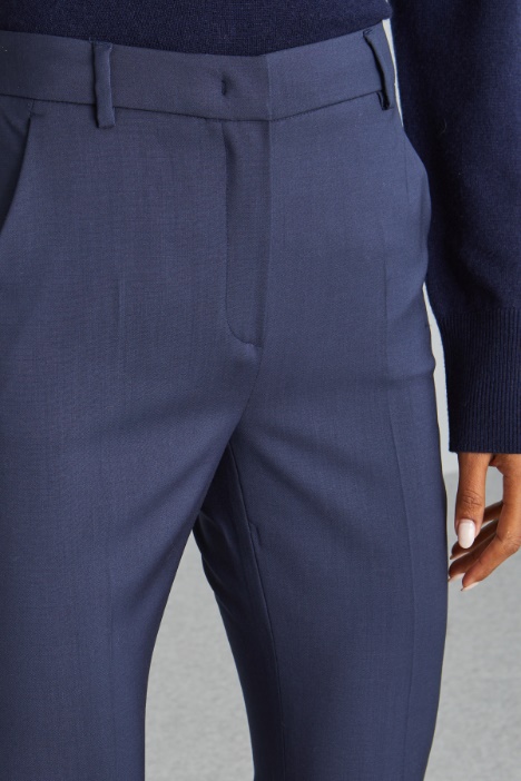 Pantaloni chino in lana