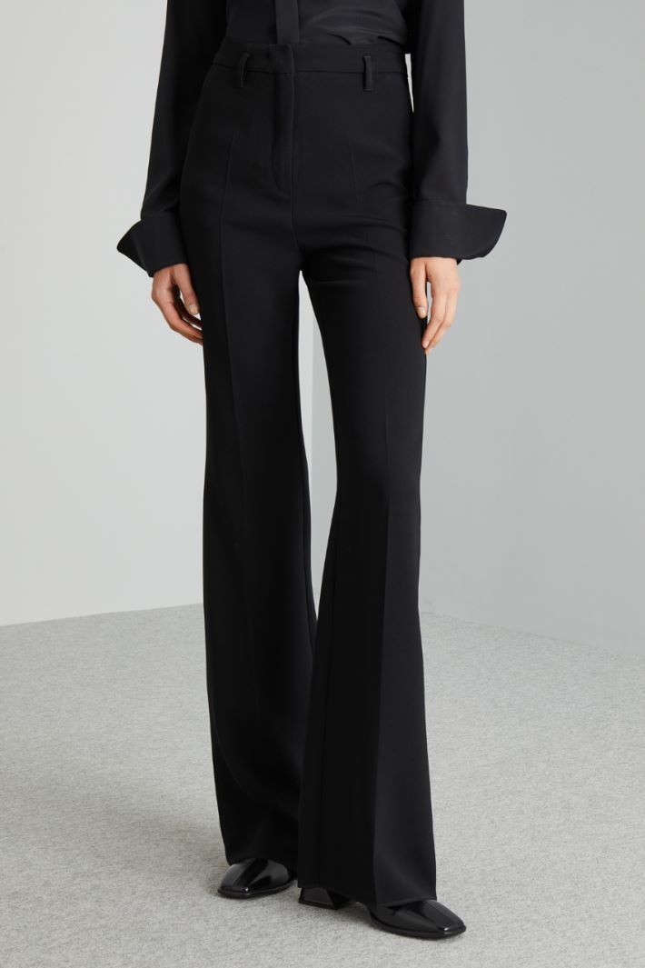 Flared cady trousers Intrend - 3