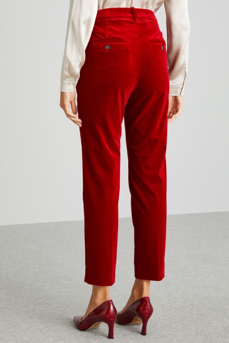 Pantaloni in velluto liscio Intrend - 2