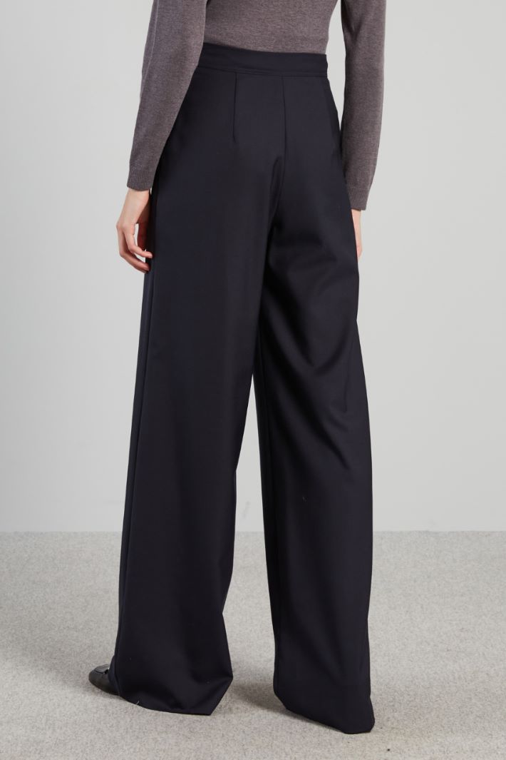 Buttoned palazzo trousers Intrend - 2