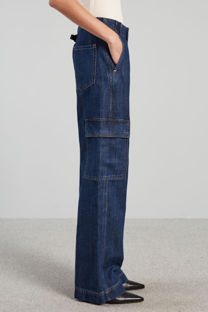 Jeans with pockets along the legs Intrend - 4