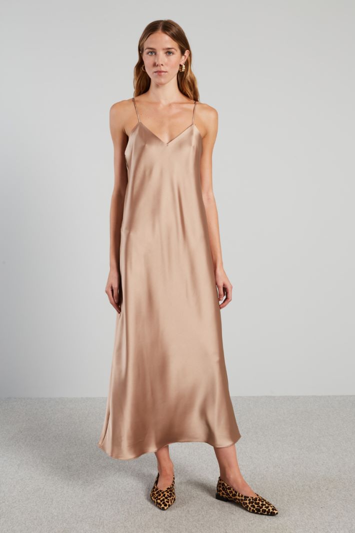 Slip dress in raso Intrend - 3