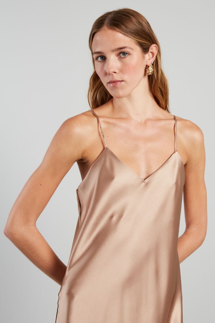 Slip dress in raso Intrend - 4