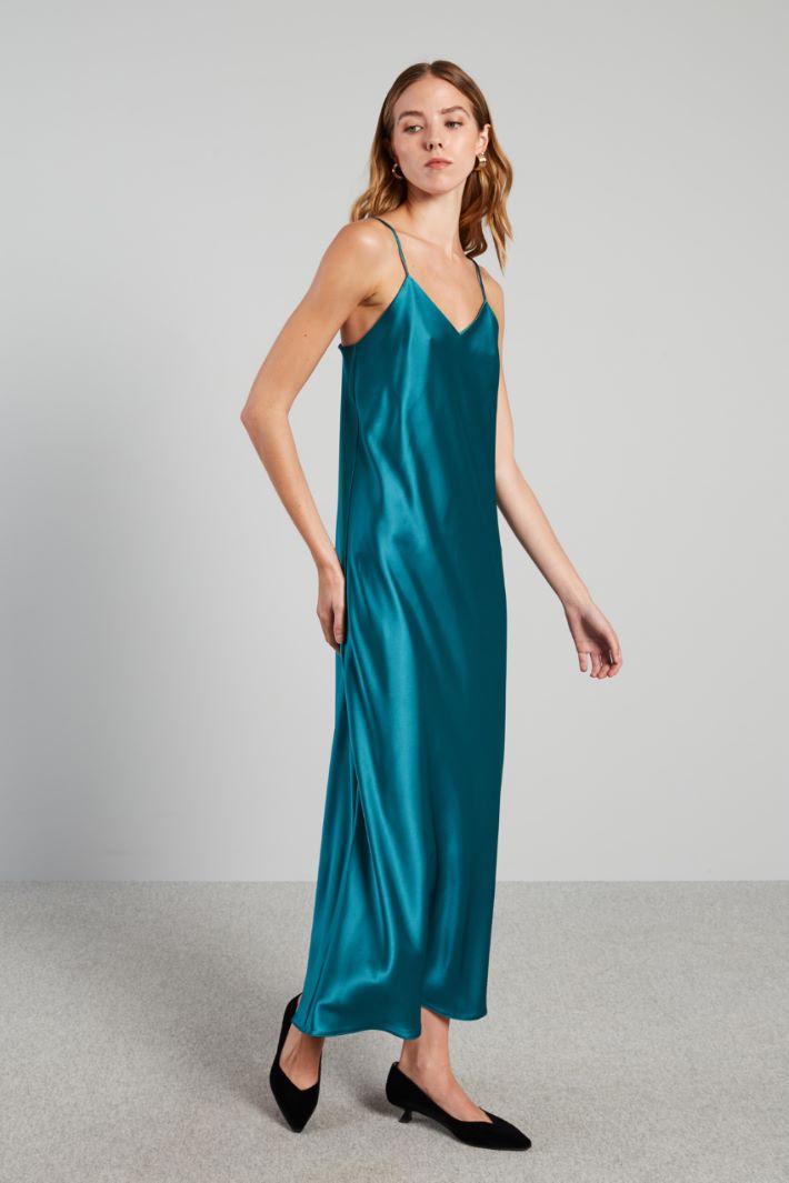 Satin slip dress Intrend - 3