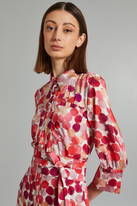 Chemisier con stampa all over