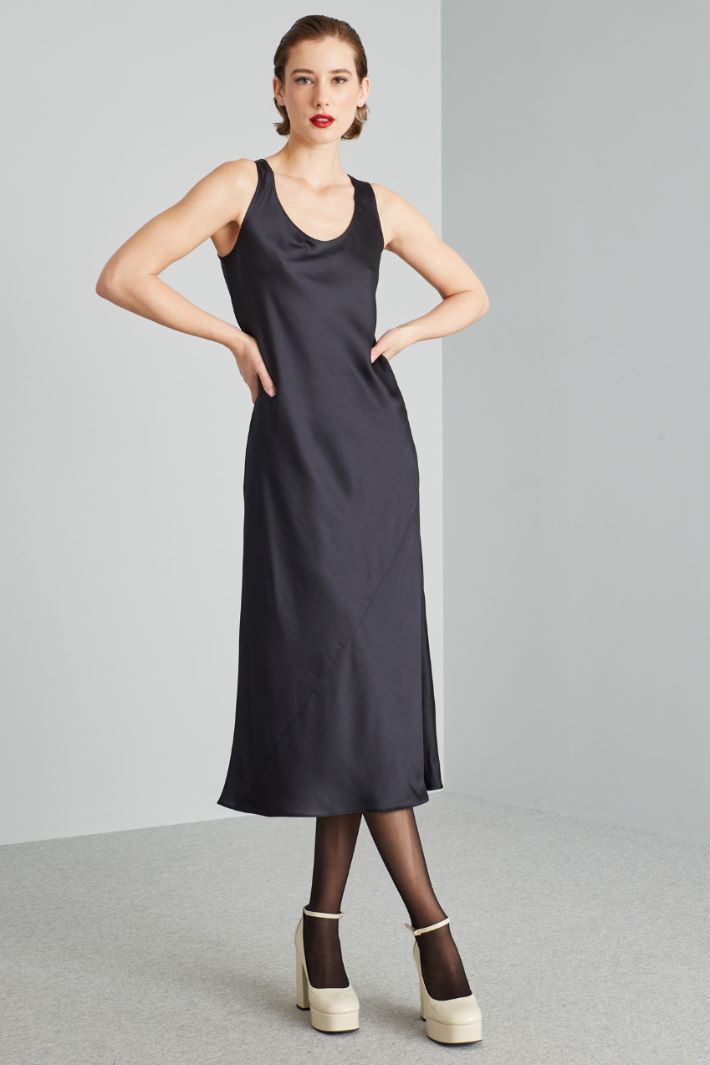 Slip dress in raso Intrend