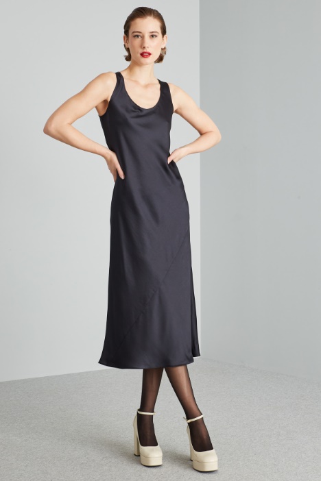 Slip dress in raso Intrend