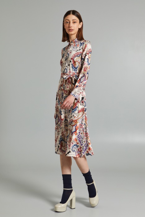 Abito chemisier in twill