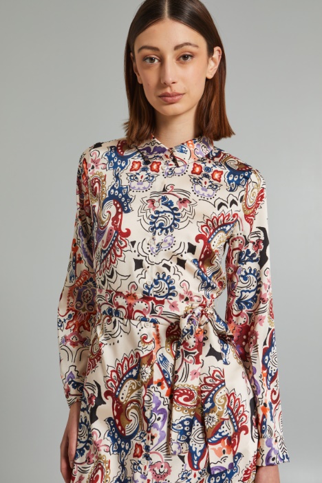 Abito chemisier in twill