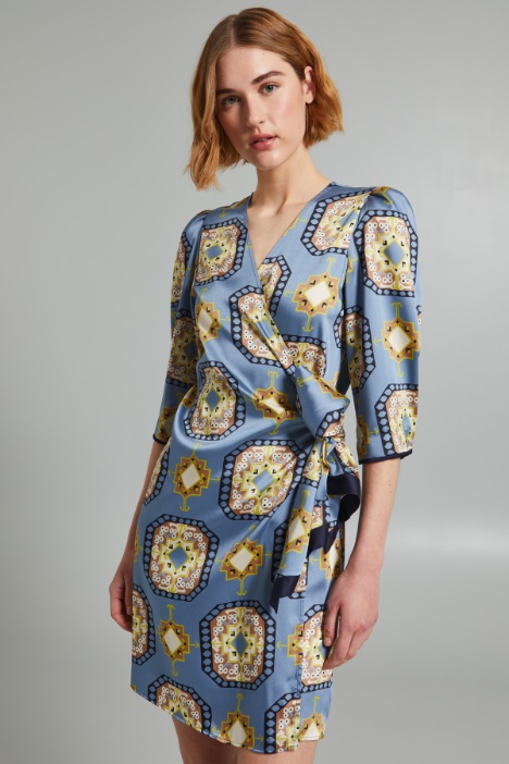 Abito a portafoglio in twill