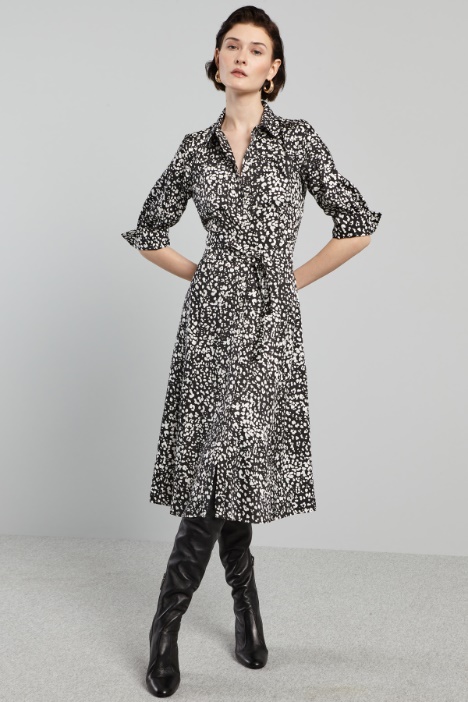 Abito chemisier in twill