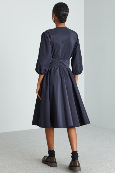 Abito a portafoglio in taffetà