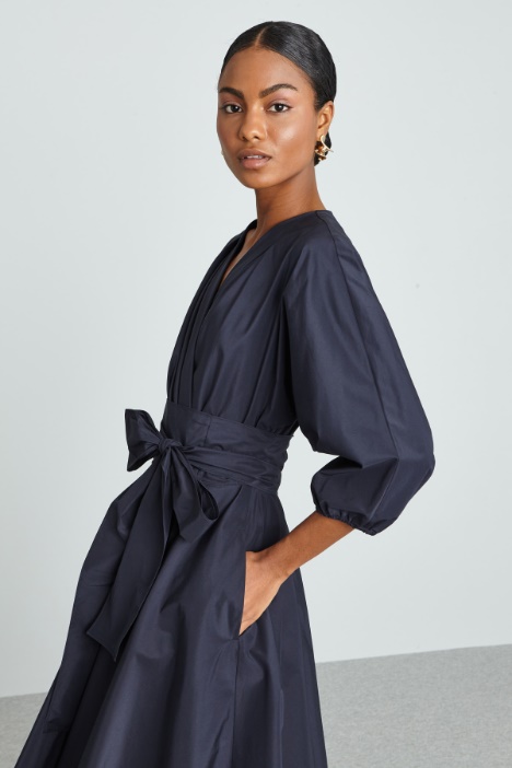 Abito a portafoglio in taffetà