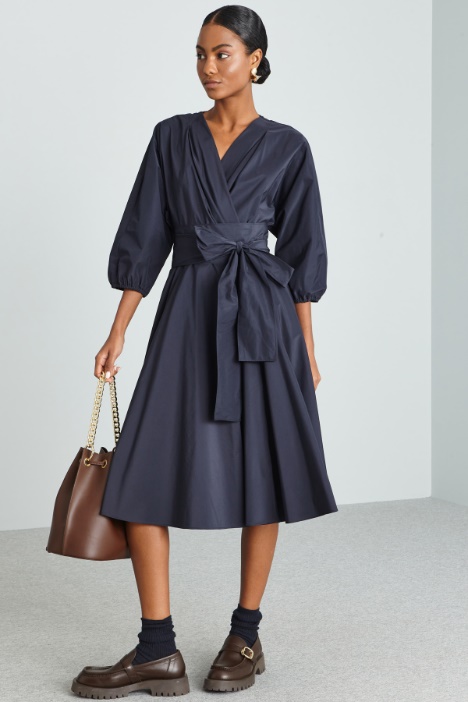 Taffeta wrap dress Intrend