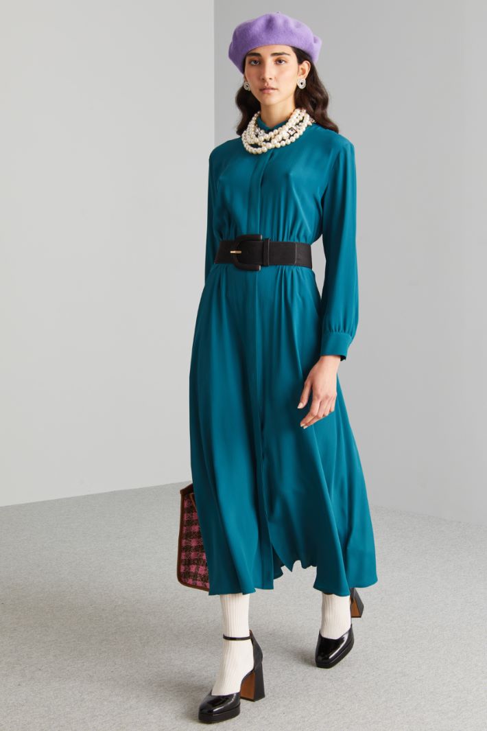 Shirt dress with belt Intrend