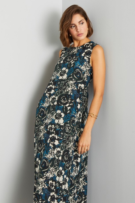 Abito in twill di seta