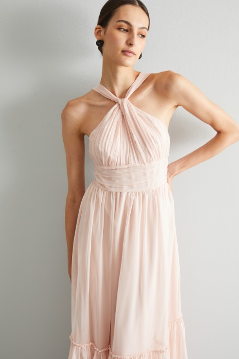 Maxi abito in chiffon