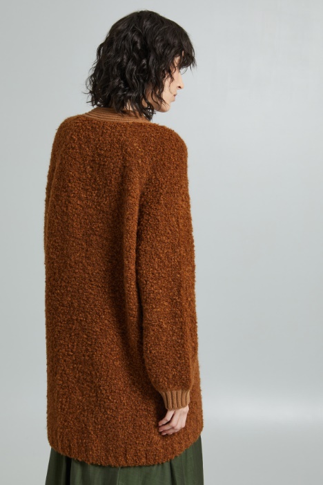 Cardigan bouclè