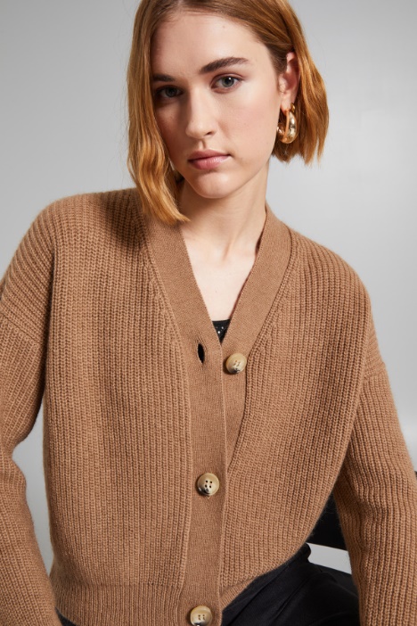 Cardigan in mohair