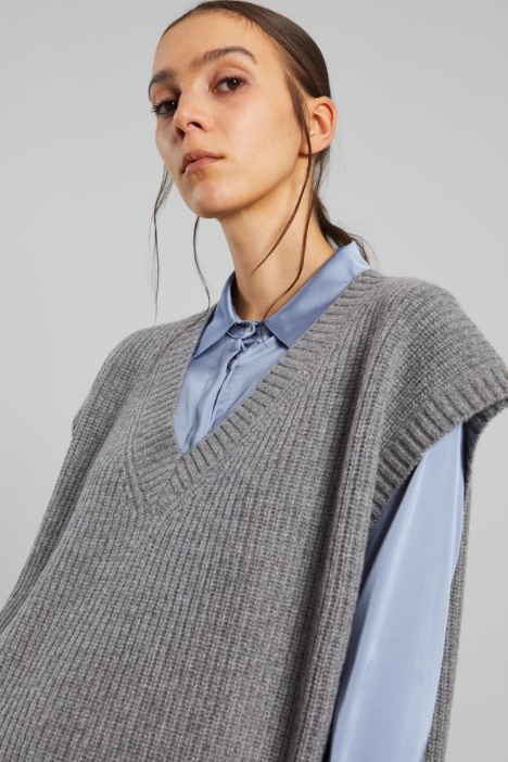 Gilet in pura lana