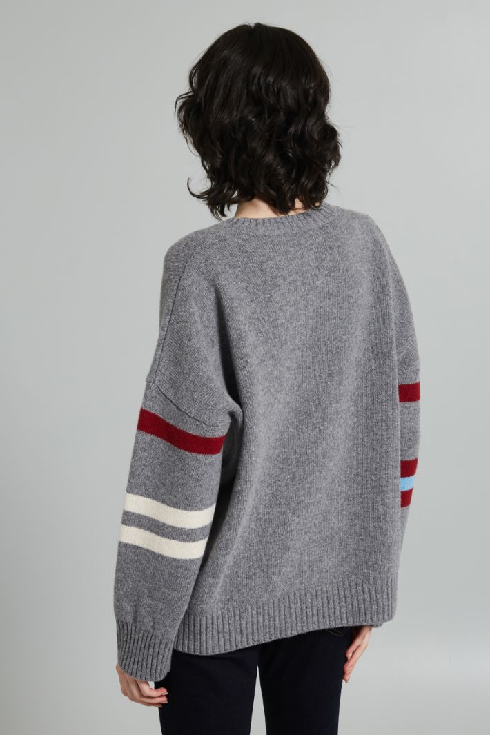 Inlaid wool sweater Intrend - 2