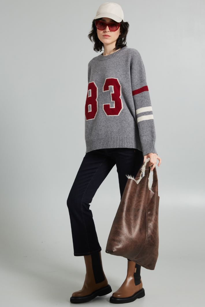 Inlaid wool sweater Intrend