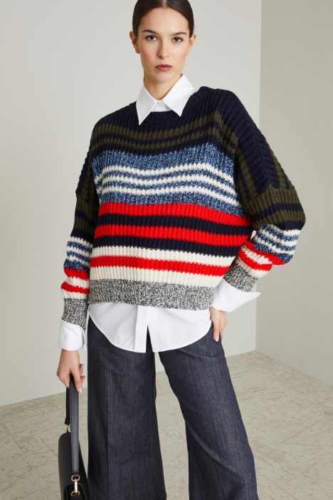 Boxy fit pure wool sweater Intrend