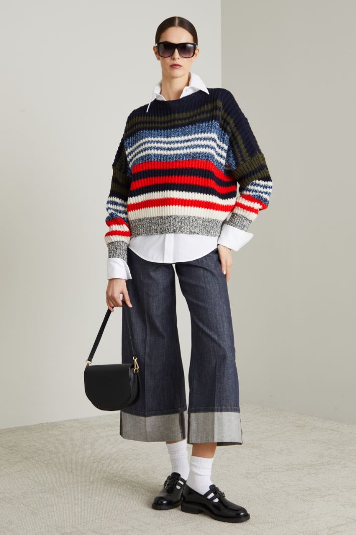 Boxy fit pure wool sweater Intrend