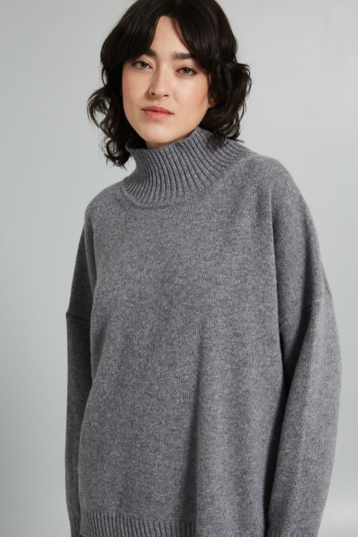 Oversized pure wool sweater Intrend - 4