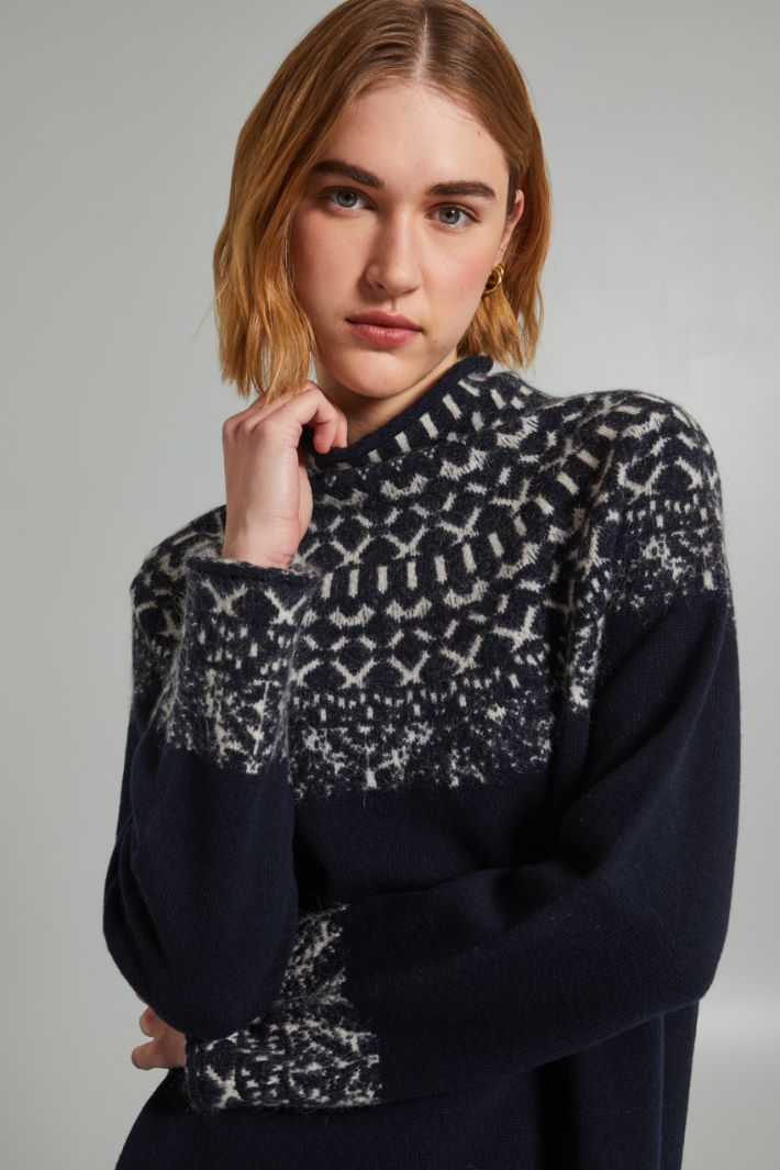 Wool and cashmere sweater Intrend - 4