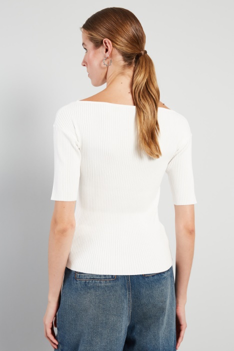 Maglia aderente a coste