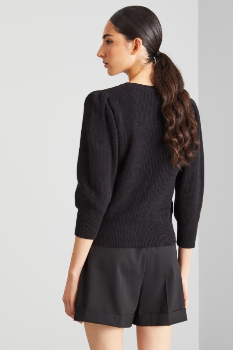 Jersey con mangas de tres cuartos