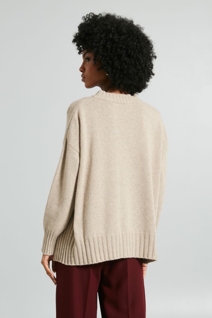 Side slit sweater Intrend - 2