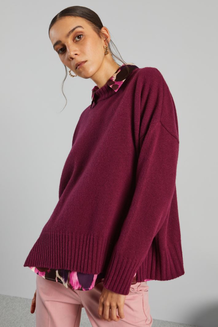 Side slit sweater Intrend - 3