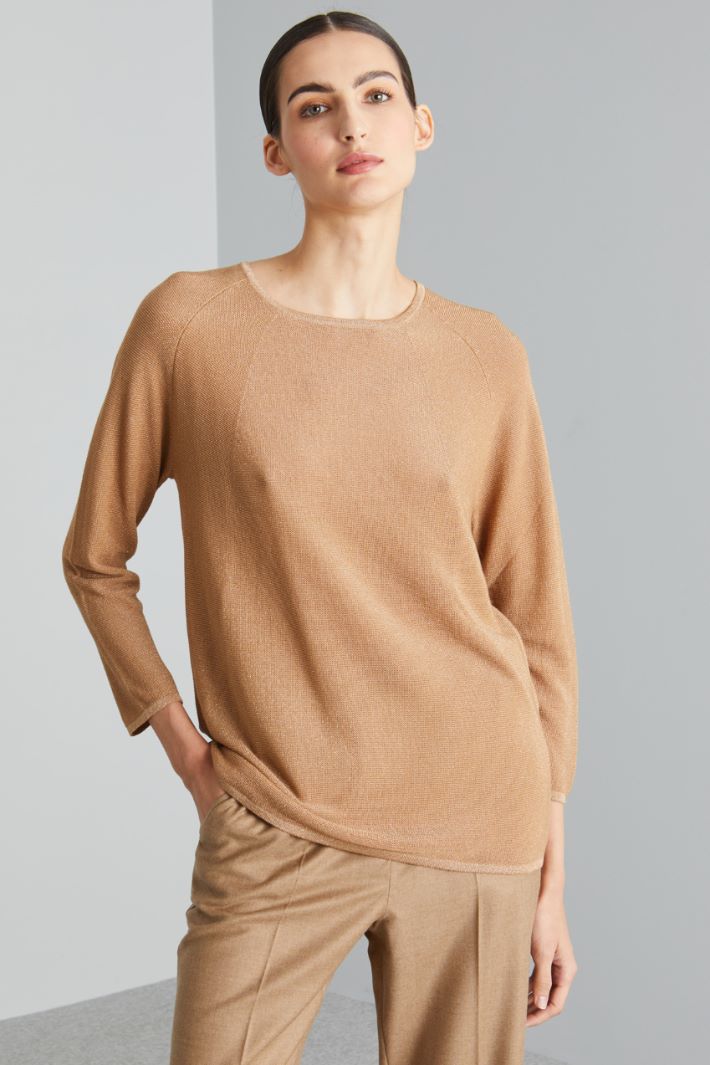 Loose lurex sweater Intrend - 3