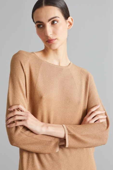 Maglia morbida lamè