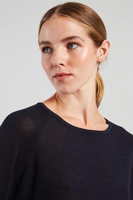 Maglia morbida lamè