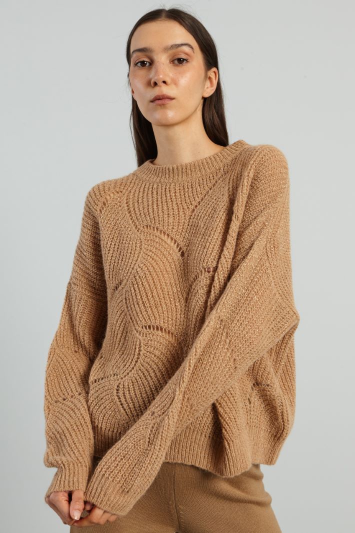 Lurex alpaca sweater Intrend - 3