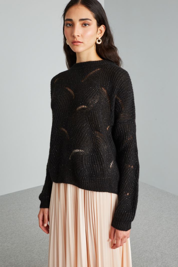 Lurex alpaca sweater Intrend - 3