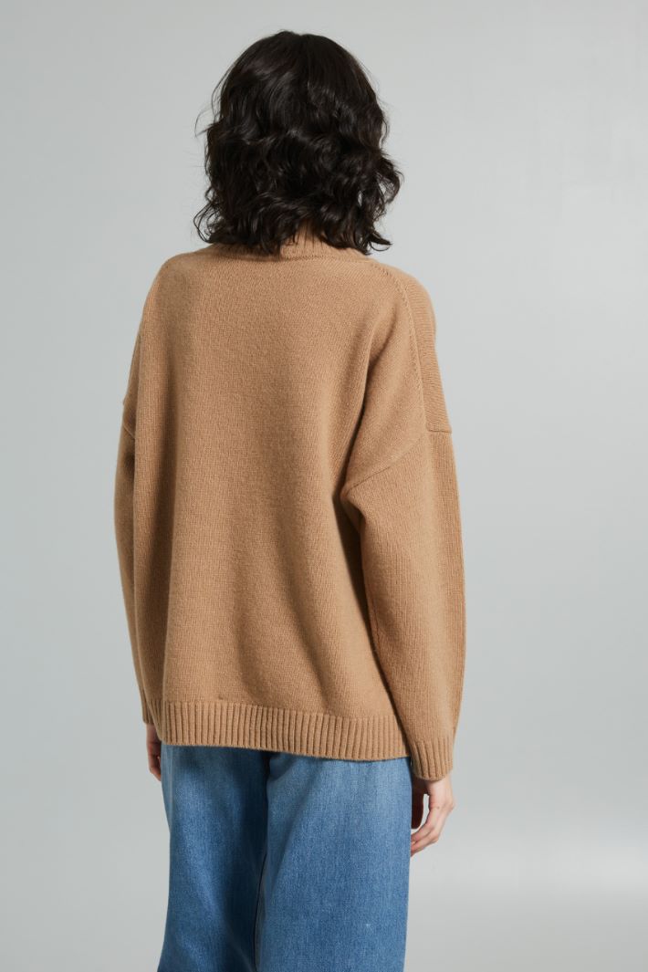 Oversized high neck sweater Intrend - 2