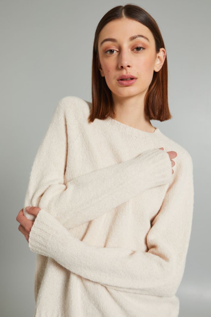 Alpaca and cotton sweater Intrend - 4