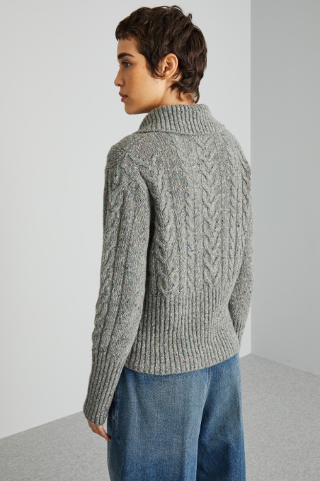 Jersey con cuello de chal