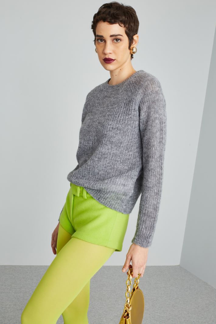 Loose fit mohair sweater Intrend - 4