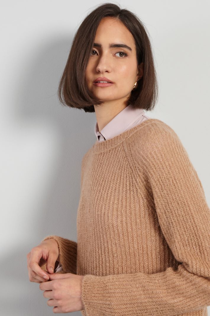 Loose fit mohair sweater Intrend - 4