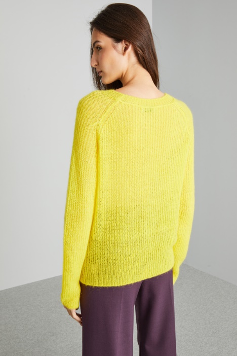 Maglia morbida in mohair