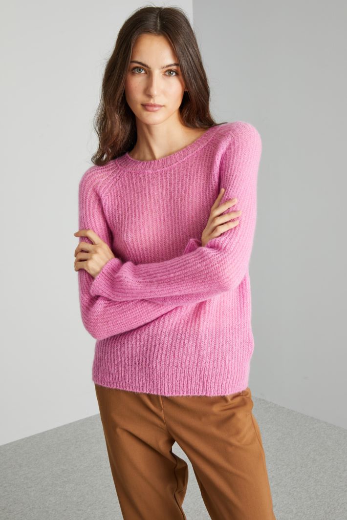 Loose fit mohair sweater Intrend - 3