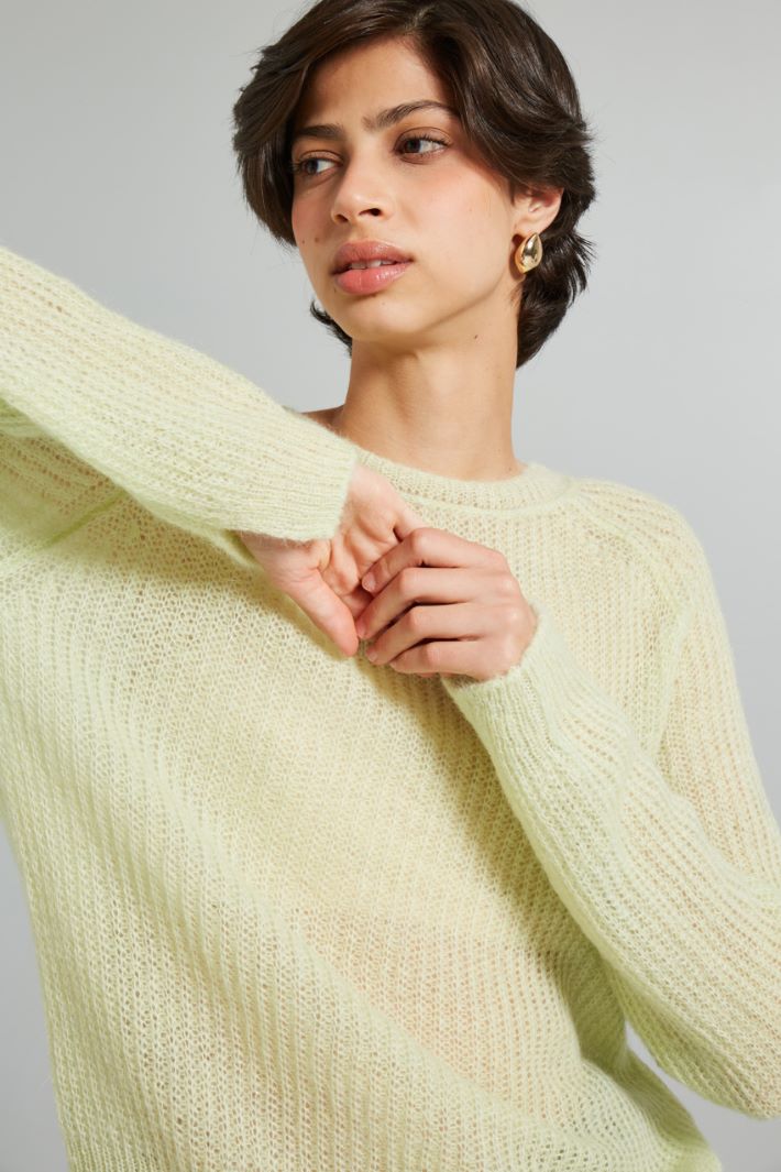 Loose fit mohair sweater Intrend - 4