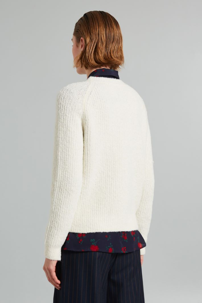 Bouclé mohair sweater Intrend - 2